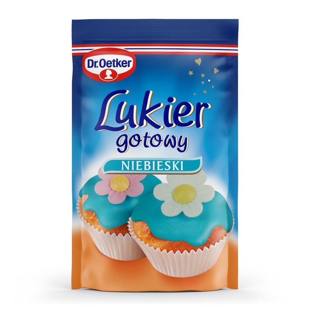 Dr. Oetker Lukier gotowy niebieski 100 g