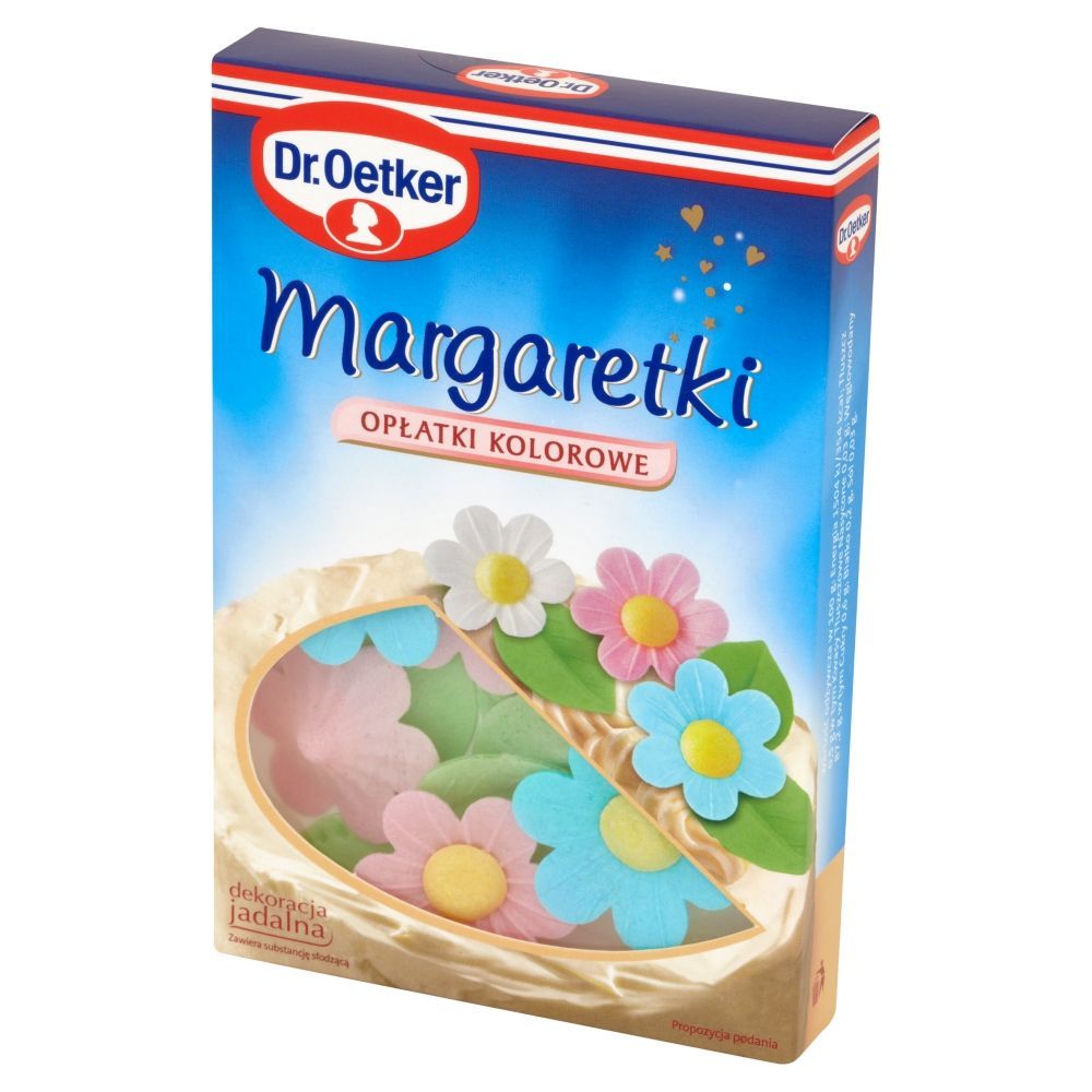 Dr. Oetker Margaretki opłatki kolorowe 15 sztuk