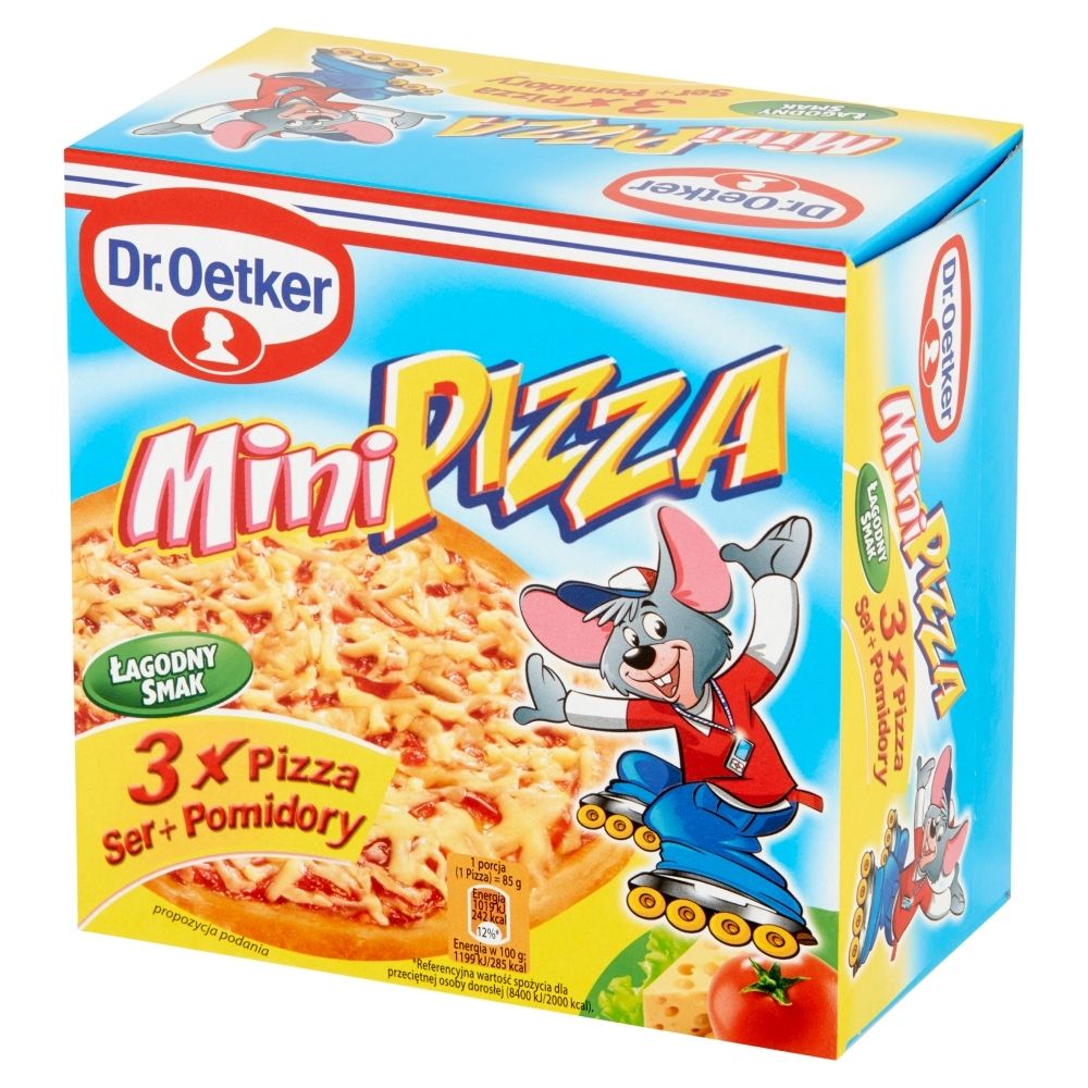 Dr. Oetker Mini pizza ser + pomidory 255 g (3 sztuki) Zakupy online z