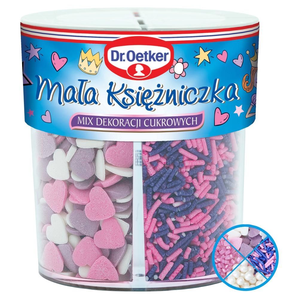 Dr. Oetker Mix dekoracji cukrowych mała księżniczka 78 g