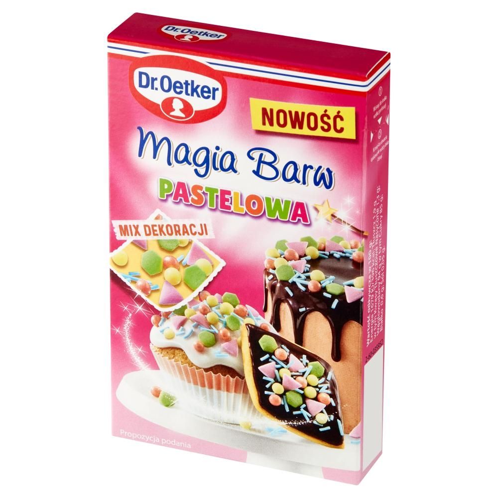 Dr. Oetker Mix dekoracji magia barw pastelowa 70 g