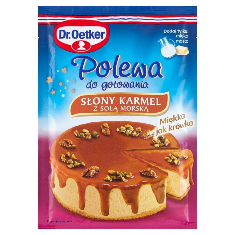 Dr. Oetker Polewa do gotowania słony karmel z solą morską 76 g