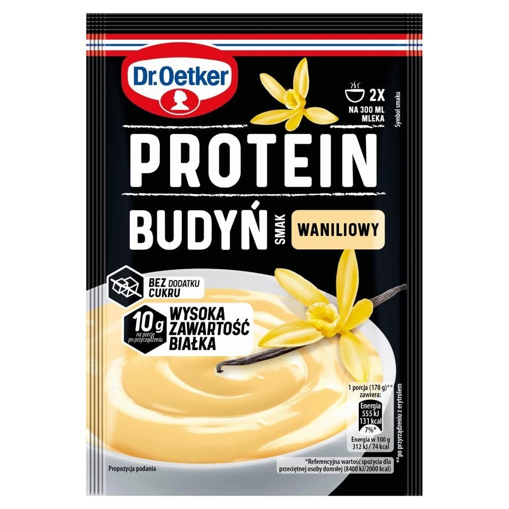 Dr. Oetker Protein Budyń smak waniliowy 30 g