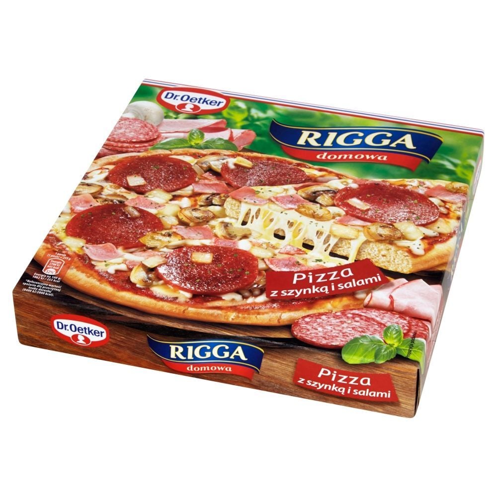 Dr. Oetker Rigga Pizza z szynką i salami 255 g