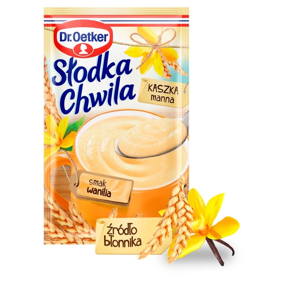 Dr. Oetker Słodka Chwila Kaszka manna smak wanilia 47,5 g