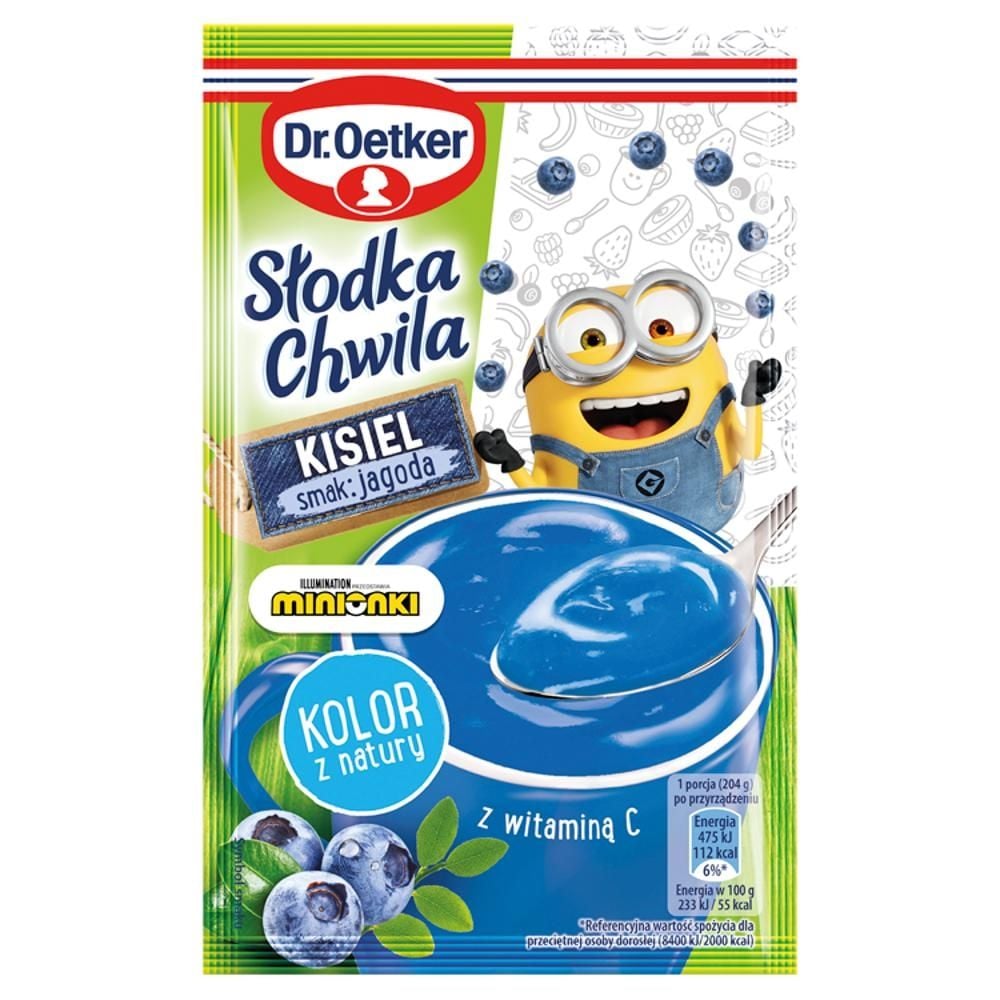 Dr. Oetker Słodka Chwila Kisiel smak jagoda 29 g