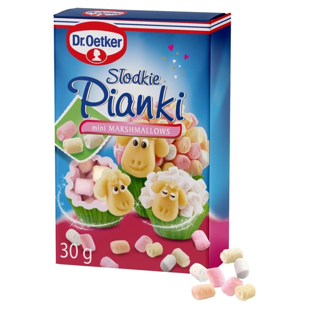 Dr. Oetker Słodkie pianki mini marshmallows 30 g