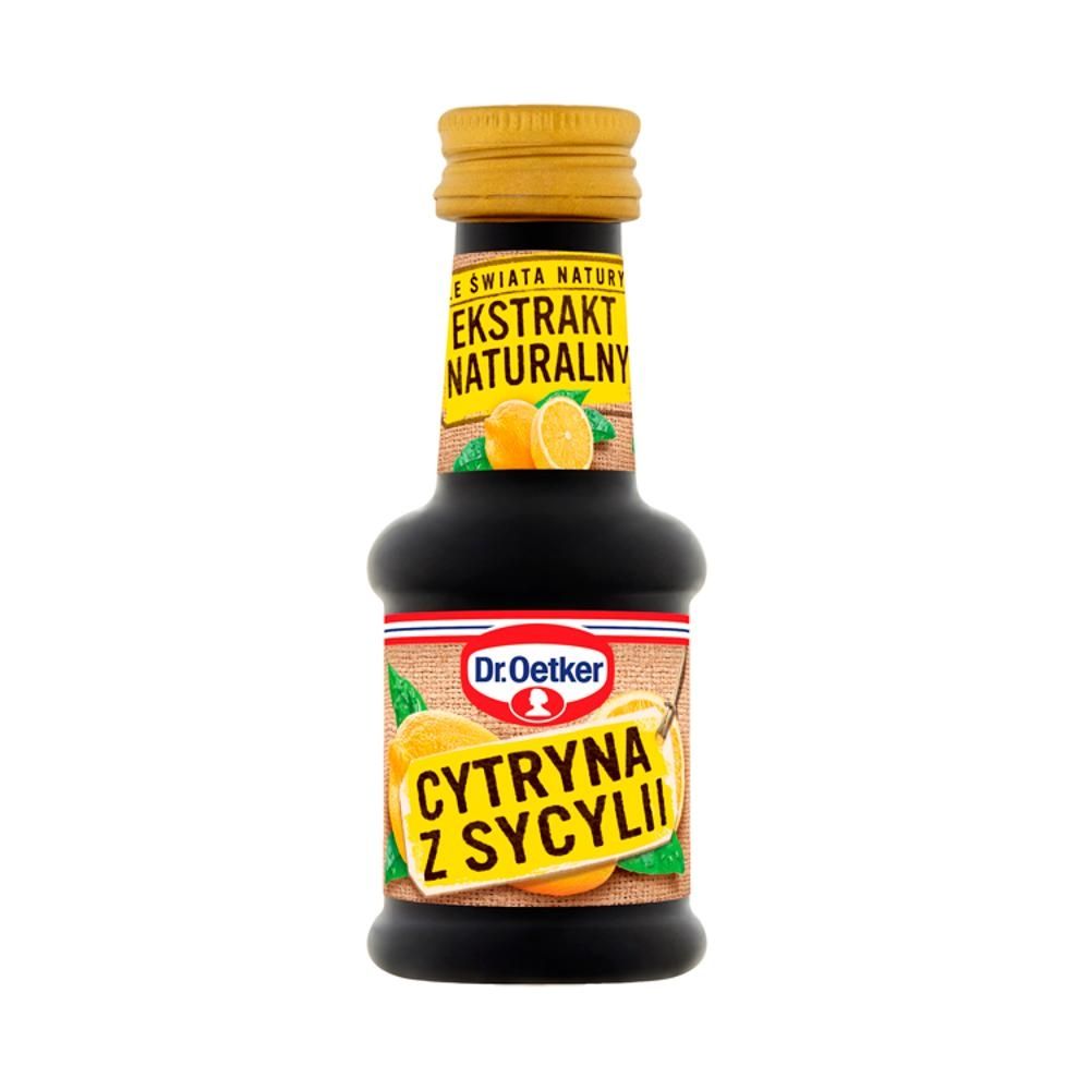 Dr. Oetker Ze świata natury Ekstrakt naturalny cytryna z Sycylii 30 ml