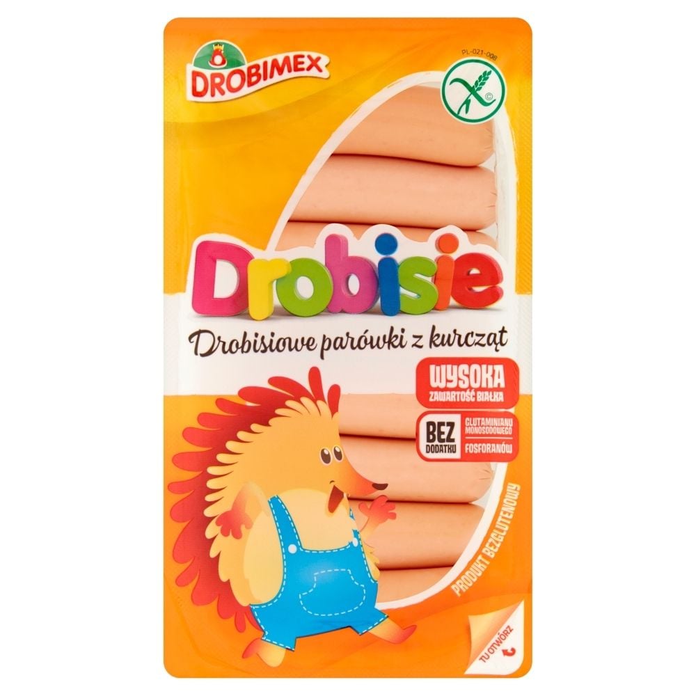 Drobimex Drobisie Drobisiowe parówki z kurcząt 170 g