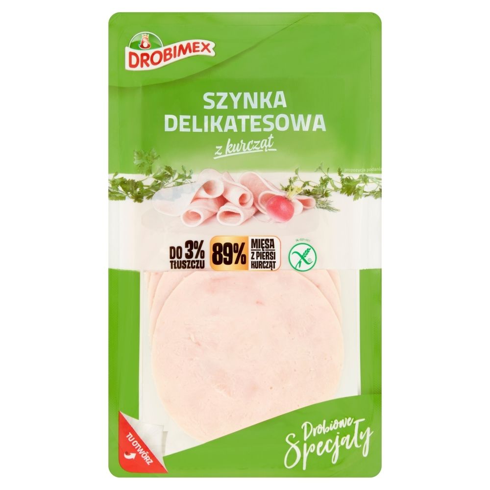 Drobimex Szynka delikatesowa z kurcząt 100 g