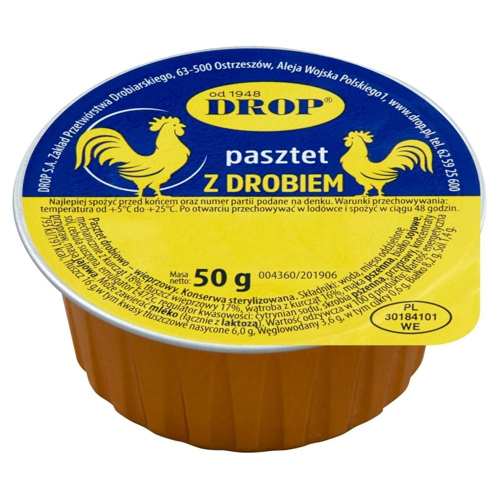 Drop Pasztet z drobiem 50 g