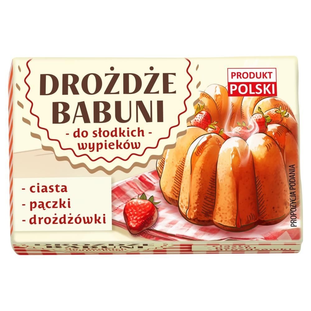 Drożdże Babuni do słodkich wypieków 100 g