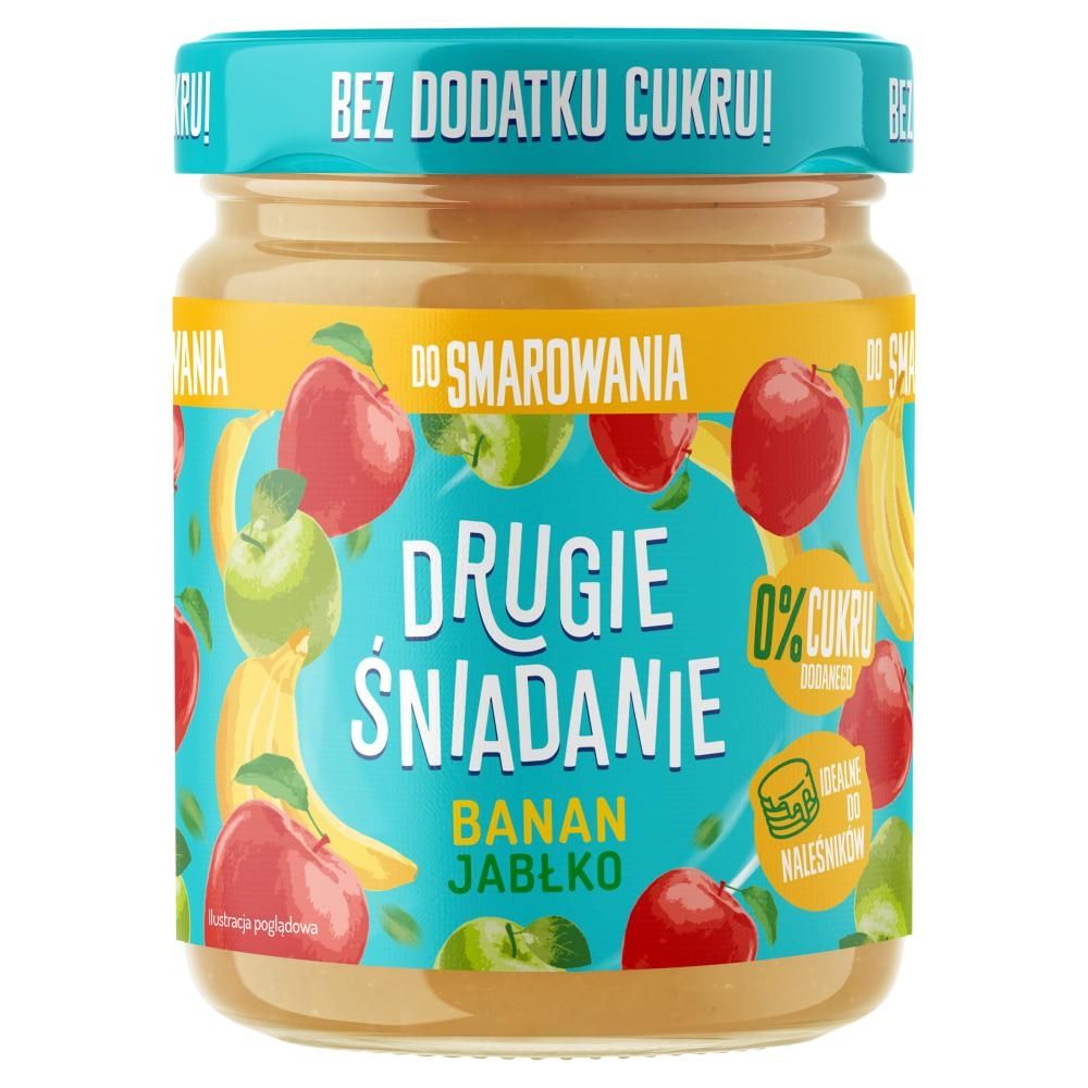 Drugie śniadanie Mus owocowy banan jabłko 270 g