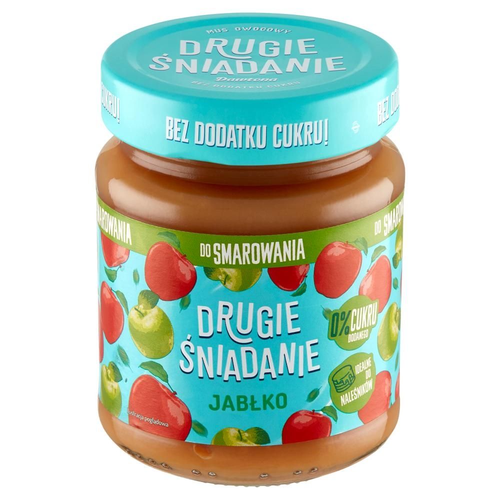 Drugie śniadanie Mus owocowy jabłko 270 g