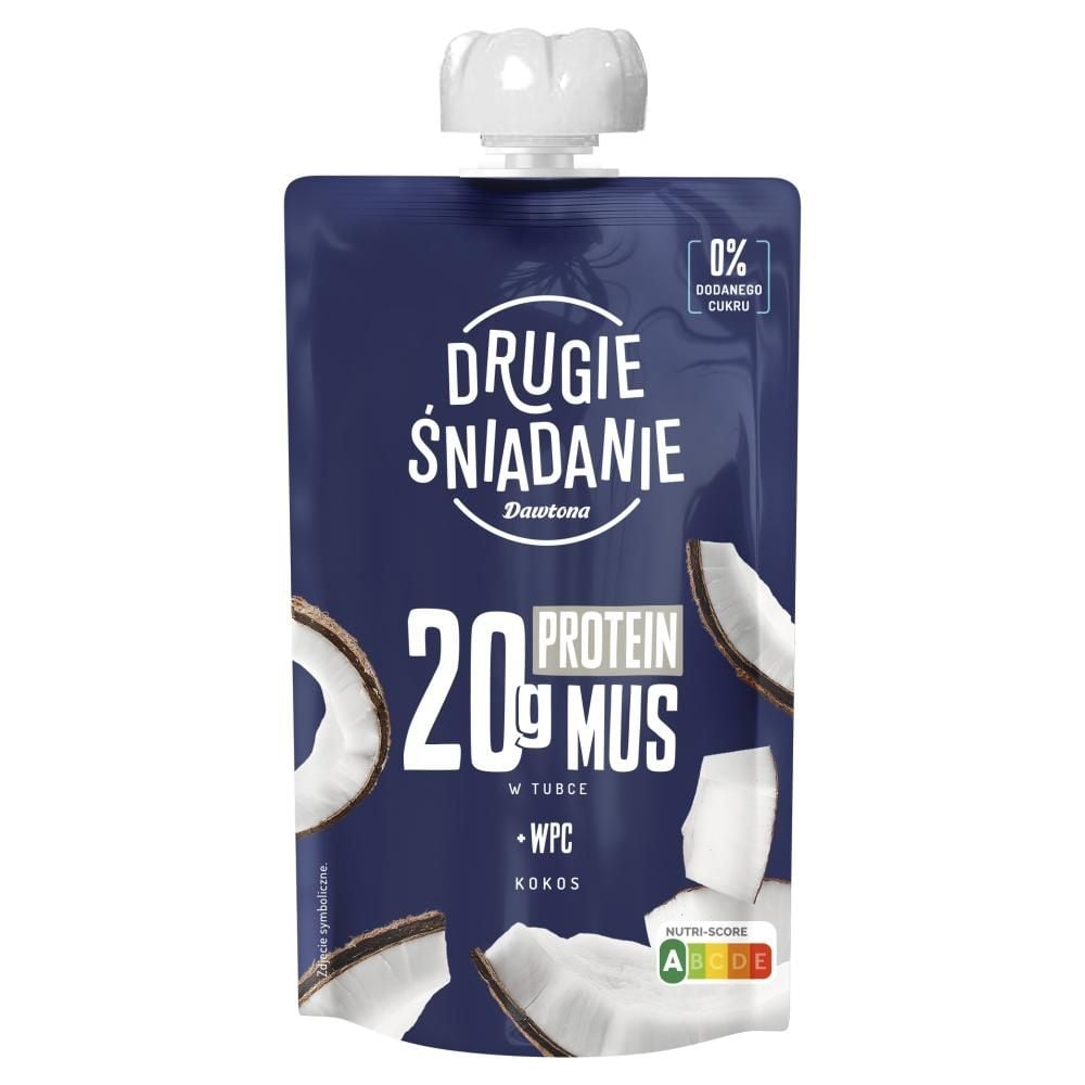 Drugie śniadanie Mus w tubce kokos 180 g