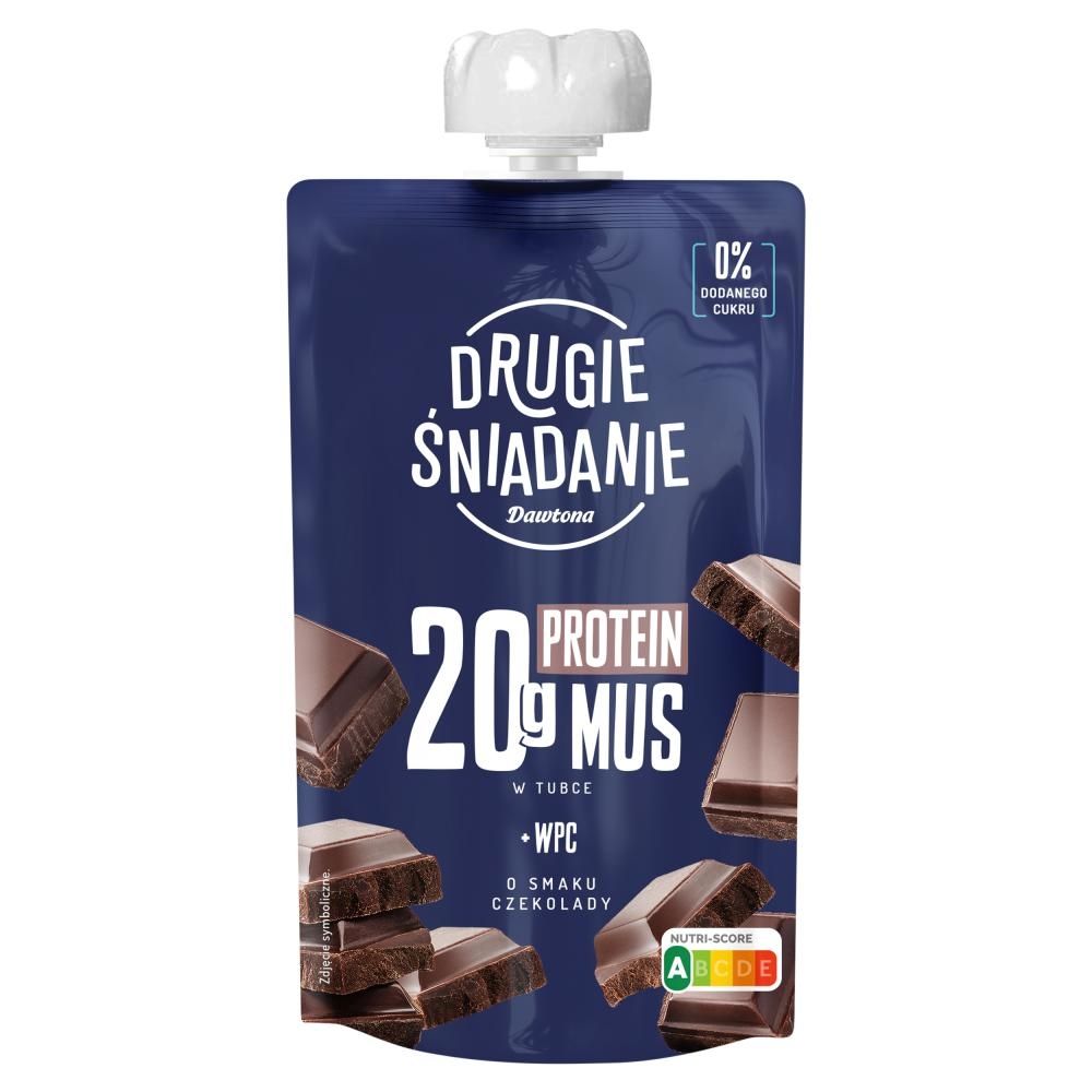 Drugie Śniadanie Mus w tubce o smaku czekolady 180 g