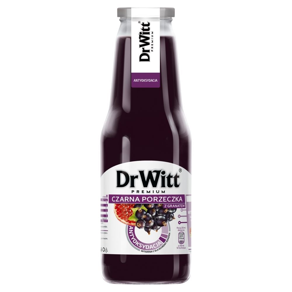 DrWitt Premium Antyoksydacja Czarna porzeczka z granatem Napój 1 l