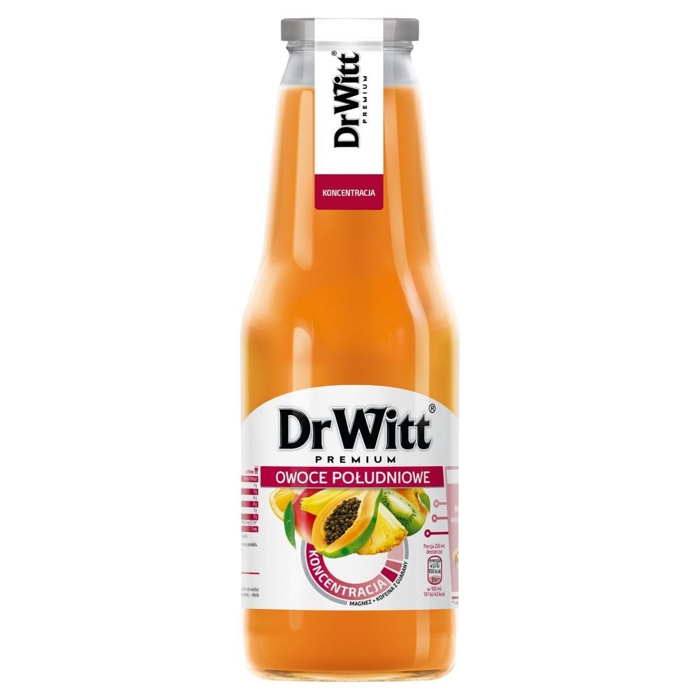 DrWitt Premium Koncentracja Owoce południowe Napój 1 l