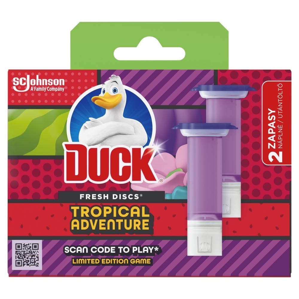 Duck Fresh Discs Tropical Adventure Żelowy krążek do toalety 2 x 36 ml