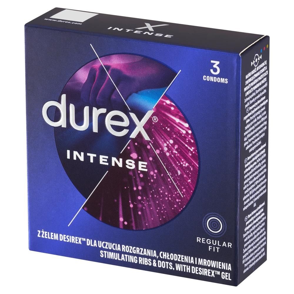 Durex Intense Prezerwatywy 3 sztuki