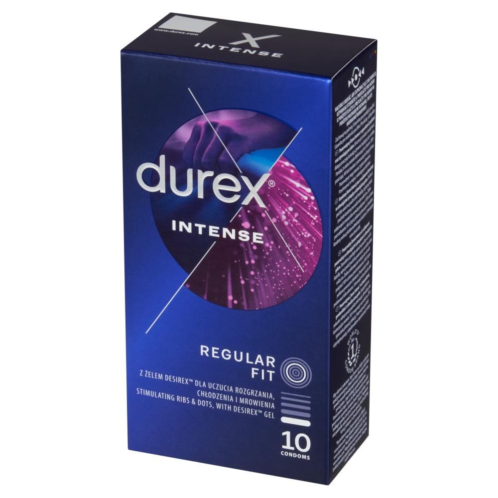 Durex Intense Wyrób medyczny prezerwatywy 10 sztuk - Zakupy online z  dostawą do domu - Carrefour.pl