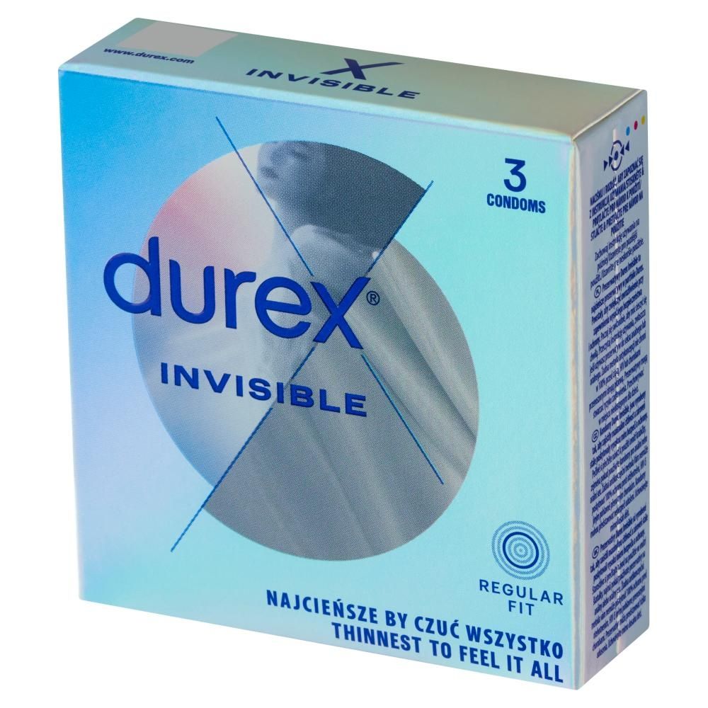 Durex Invisible Prezerwatywy 3 sztuki