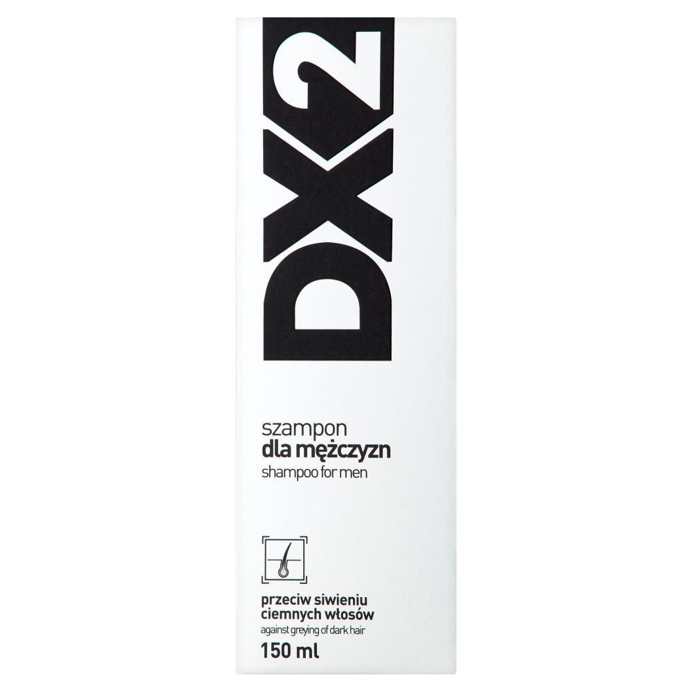 DX2 Szampon dla mężczyzn przeciw siwieniu ciemnych włosów 150 ml