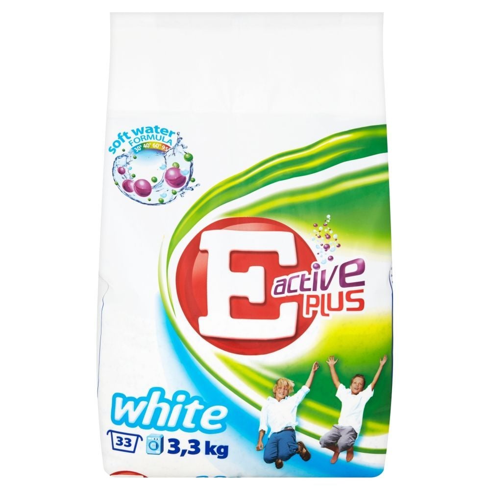 E Active Plus White Proszek do prania 3,3 kg