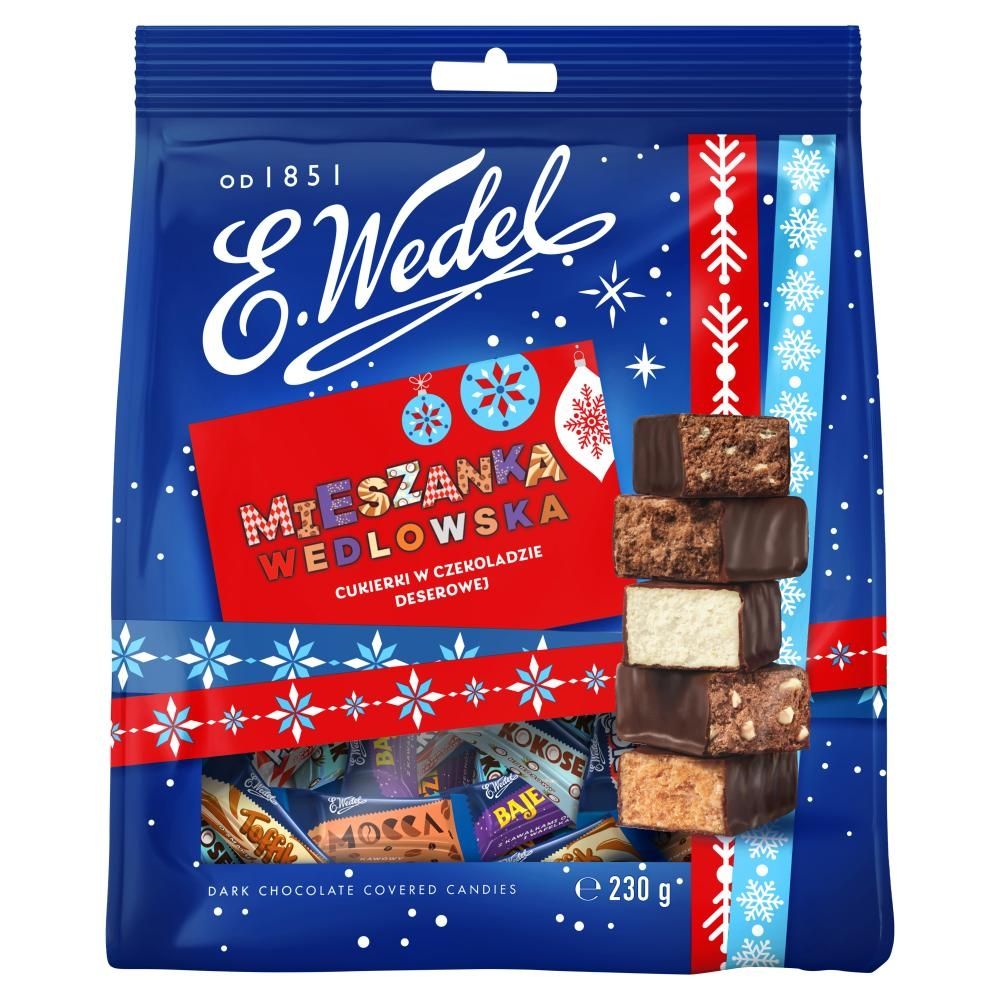 E. Wedel Mieszanka Wedlowska Cukierki w czekoladzie deserowej 230 g