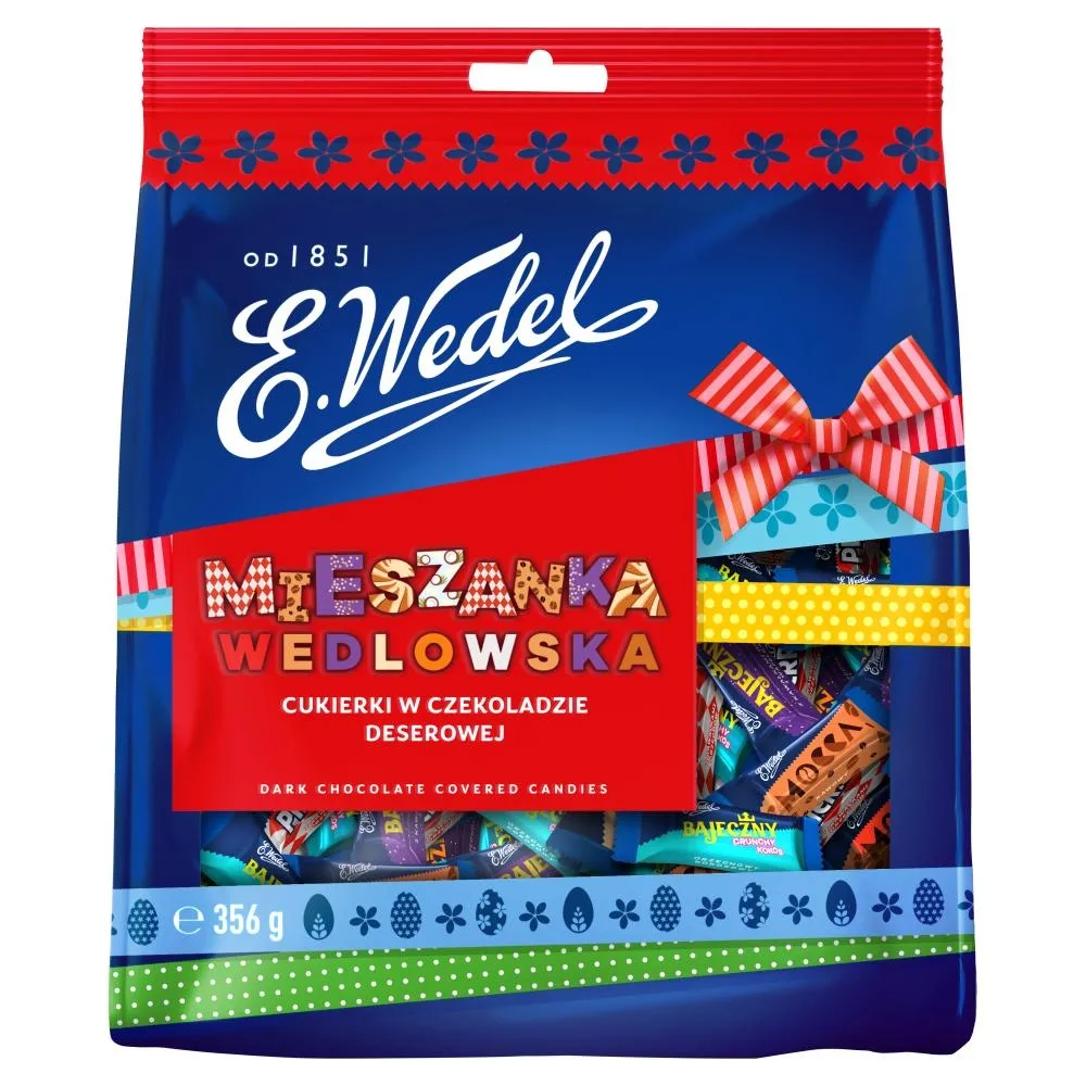 E. Wedel Mieszanka Wedlowska Cukierki w czekoladzie deserowej 356 g