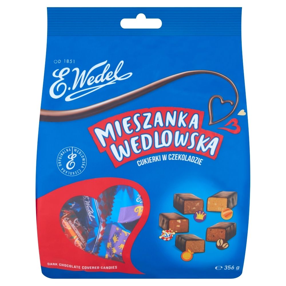 E. Wedel Mieszanka Wedlowska Cukierki W Czekoladzie Deserowej 356 G ...