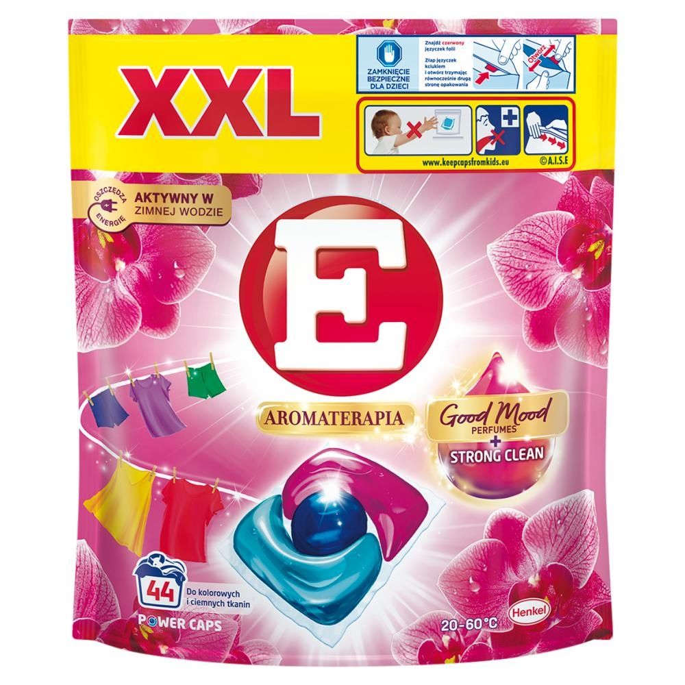 E XXL Aromaterapia Środek do prania kolorowych i ciemnych tkanin orchidea 528 g (44 prania)