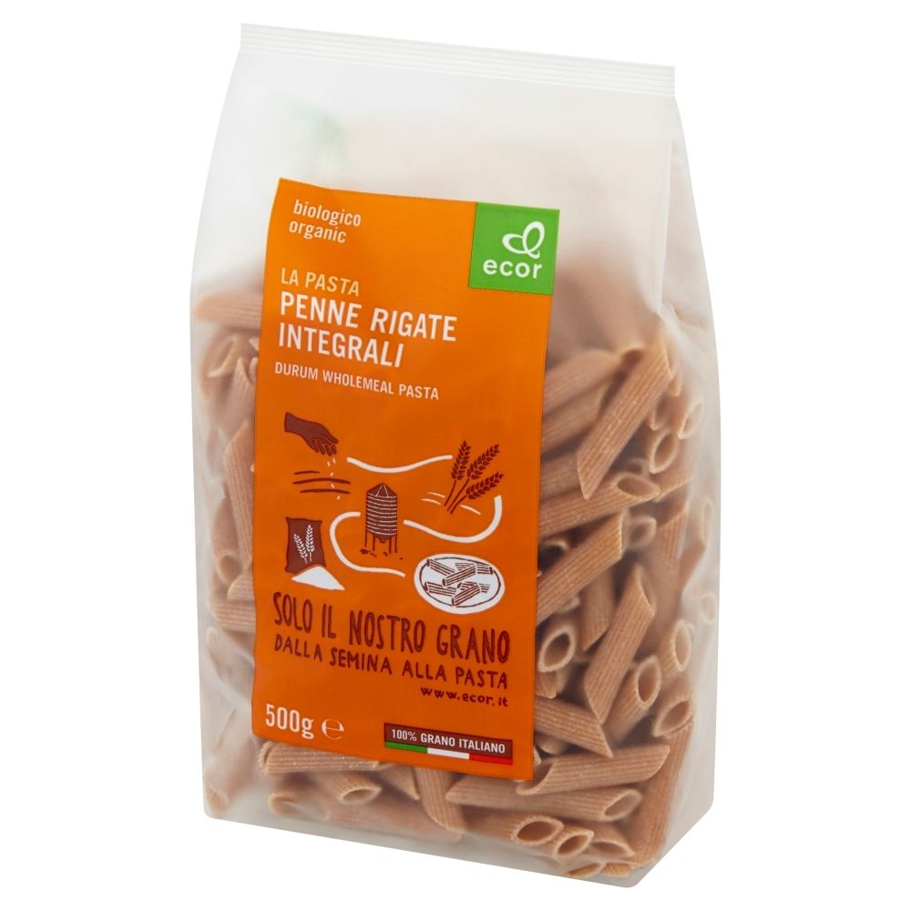 Ecor Makaron pełnoziarnisty penne Bio 500 g