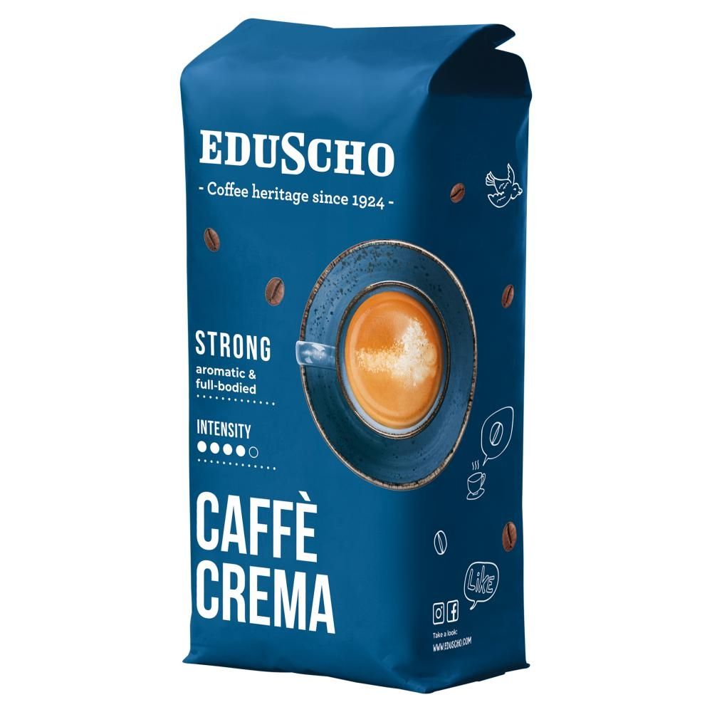 Eduscho Caffè Crema Strong Kawa palona ziarnista 1000 g