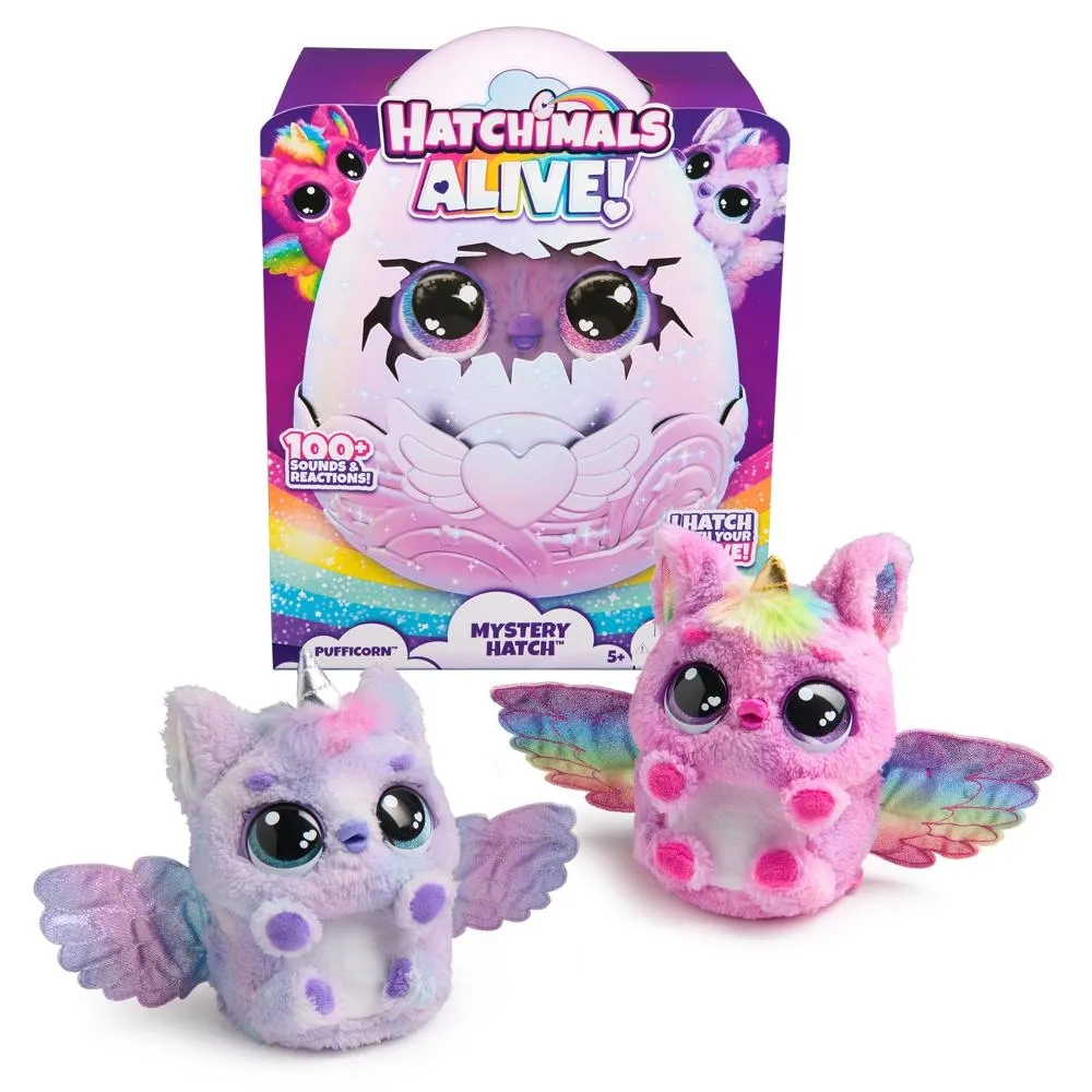 EGG Hatchimals Alive Secret Hatch Pufficorn