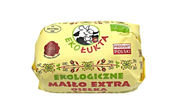 EkoŁukta masło osełka extra EKO 200g