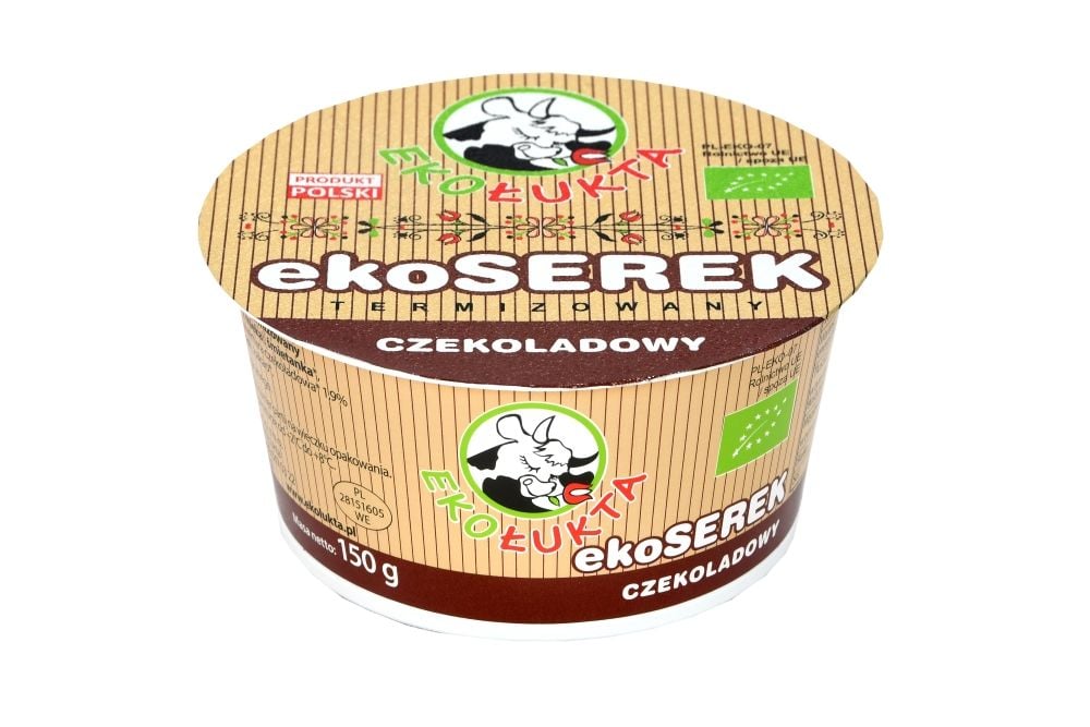 EkoŁukta Serek czekoladowy BIO 150 g