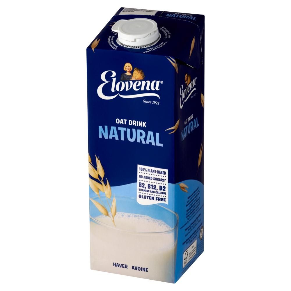 Elovena Natural Napój owsiany 1,5 % 1 l