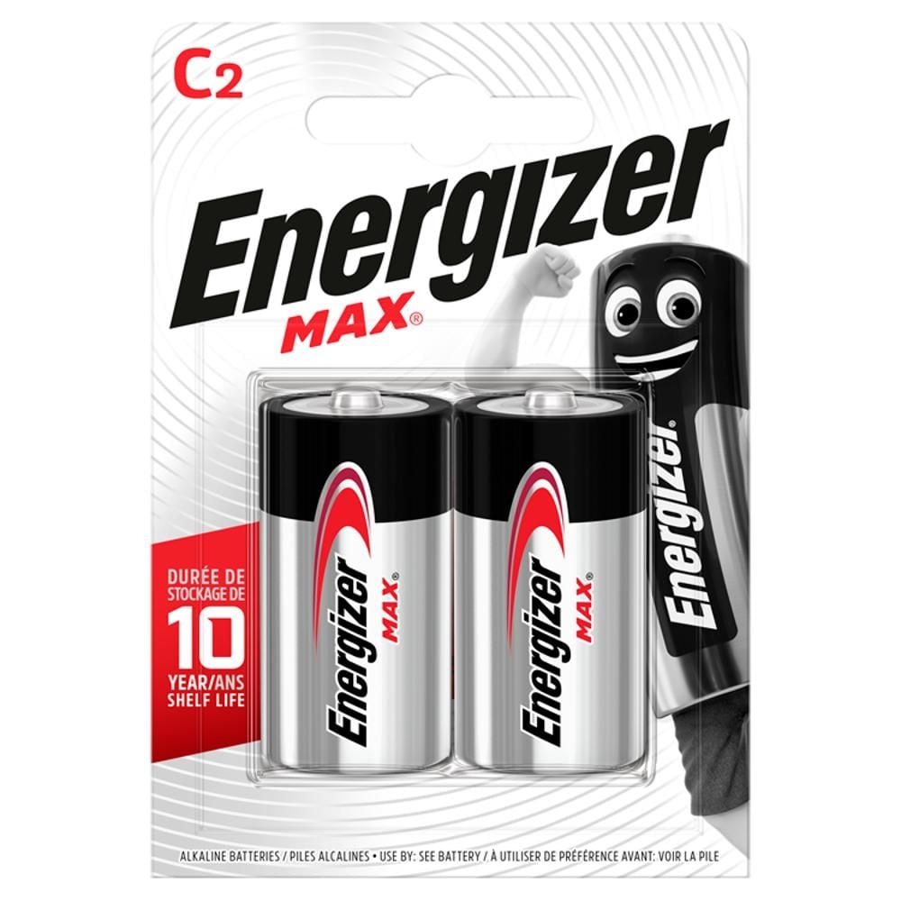 Energizer Max C-LR14 1,5 V Baterie alkaliczne 2 sztuki