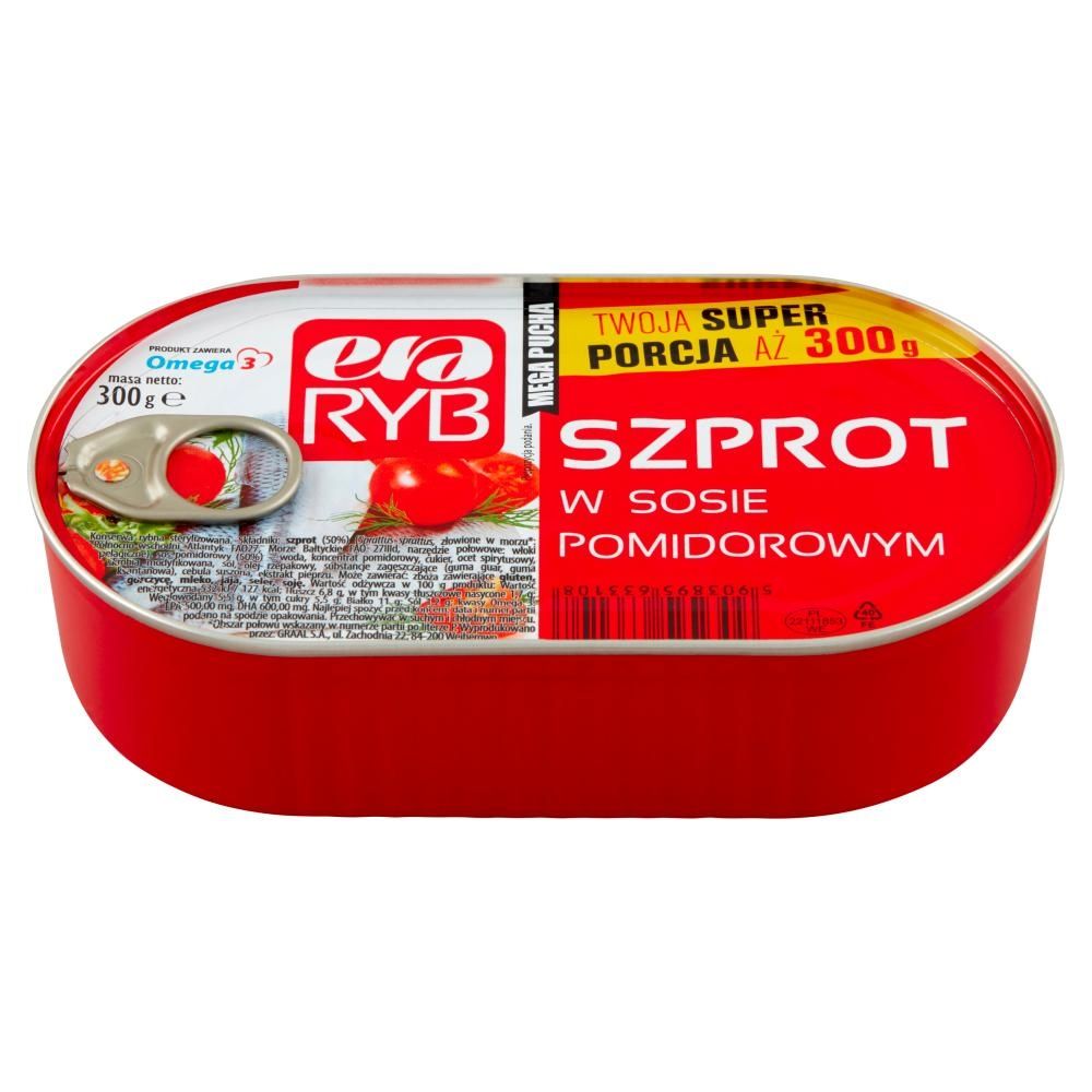 Era Ryb Szprot w sosie pomidorowym 300 g