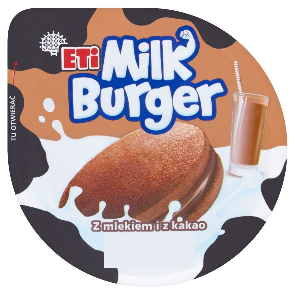 Eti Milk Burger Ciastko z mlekiem i z kakao 35 g Zakupy online z