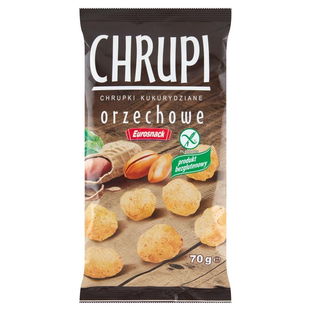 Eurosnack Chrupi Chrupki kukurydziane orzechowe 70 g