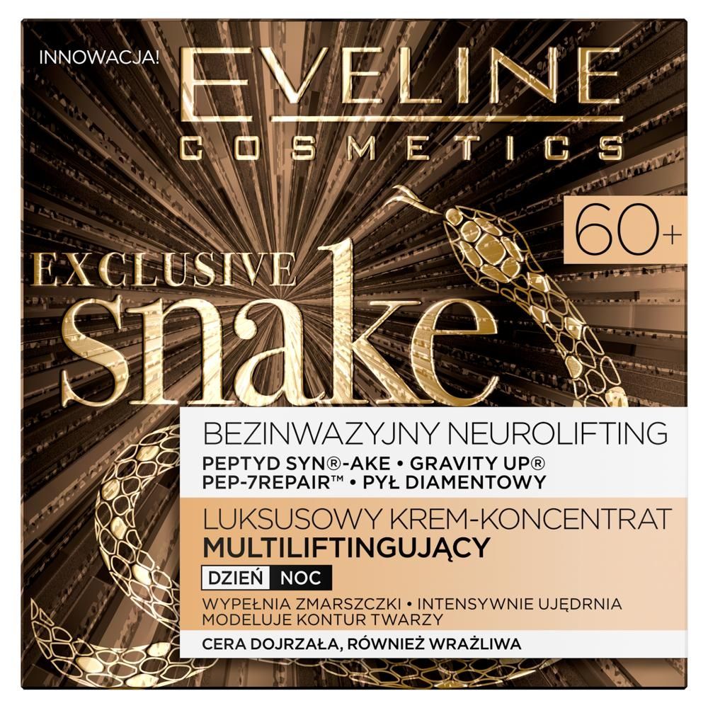 Eveline Cosmetics Exclusive Snake 60+ Luksusowy krem-koncentrat multiliftingujący 50 ml