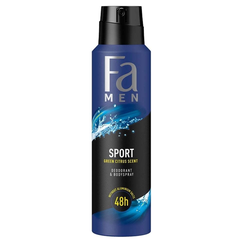 Фото - Дезодорант Fa Men Sport 48 h Dezodorant w sprayu o zapachu zielonych cytrusów 150 ml 