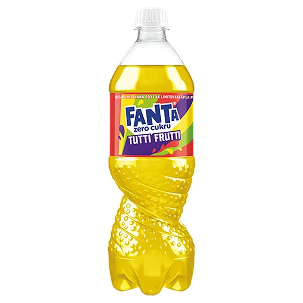 Fanta Zero cukru Tutti Frutti Napój gazowany o smaku owocowym  850 ml