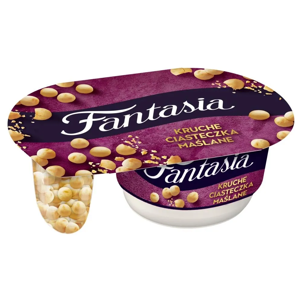 Fantasia Jogurt kremowy kruche ciasteczka maślane 100 g