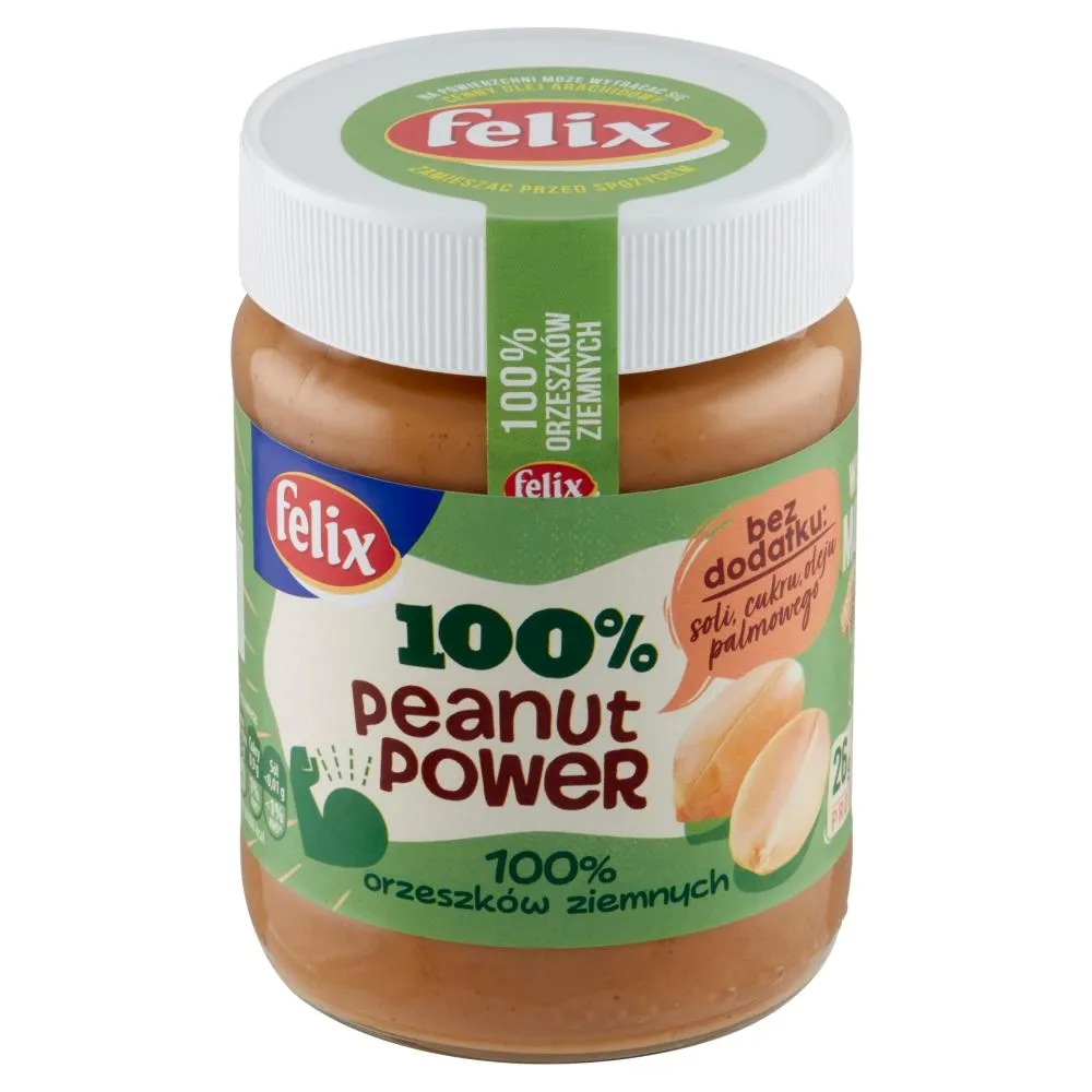 Felix Peanut Power 100% Pasta orzechowa 350 g