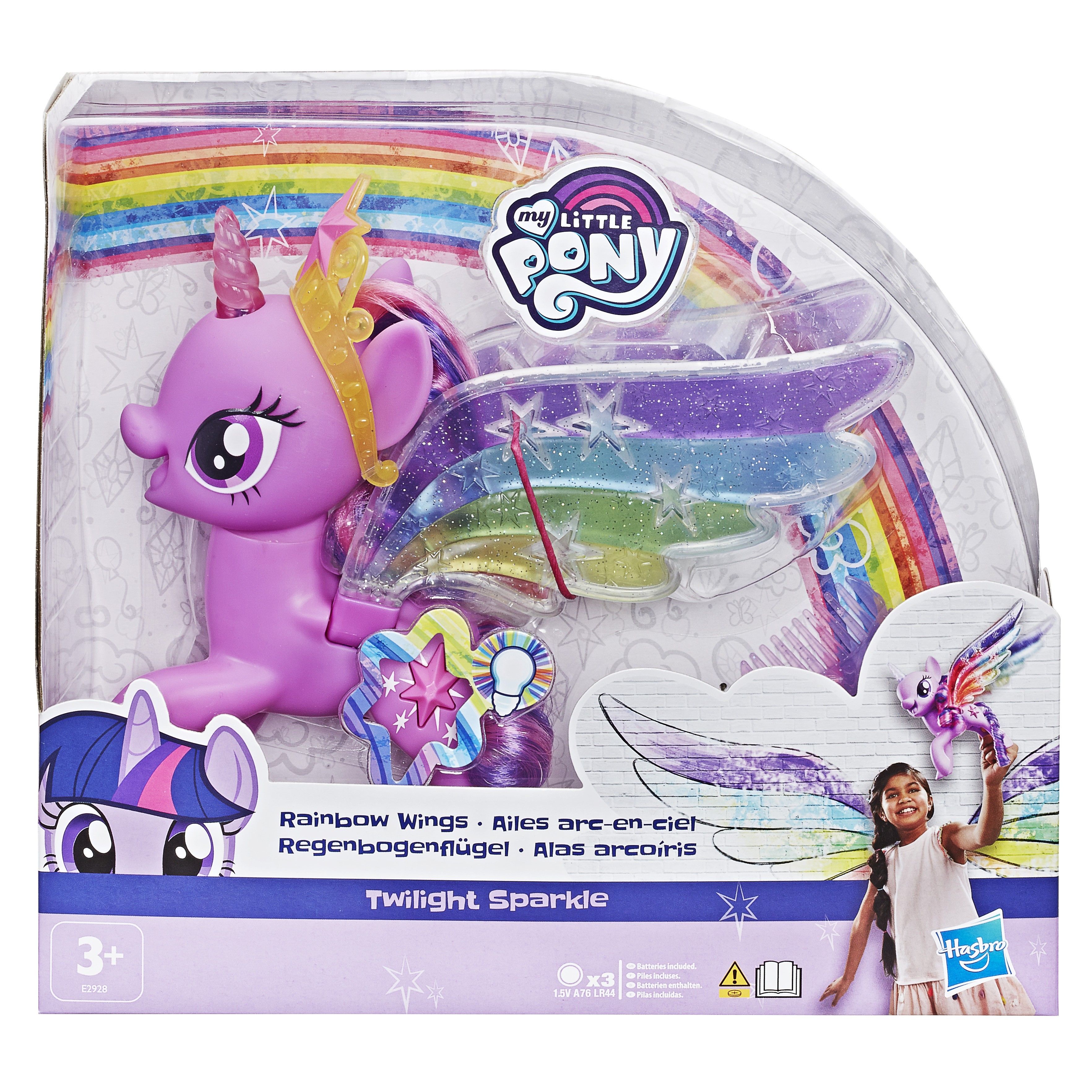 Figurka MY LITTLE PONY Twilight Sparkle z tęczowymi skrzydłami E2928