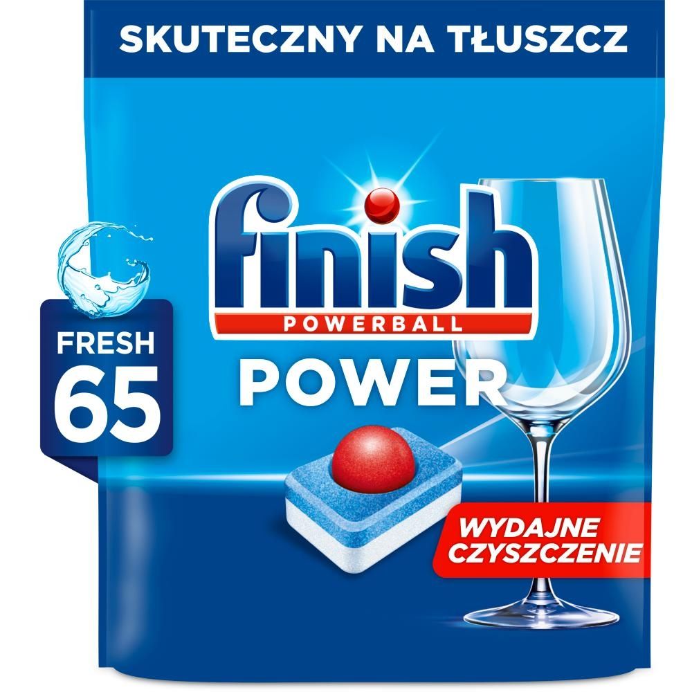 Finish Power Fresh Tabletki do mycia naczyń w zmywarce 1040 g (65 sztuk)