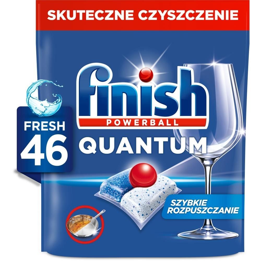 Finish Quantum Fresh Kapsułki do mycia naczyń w zmywarce 478,4 g (46 sztuk)